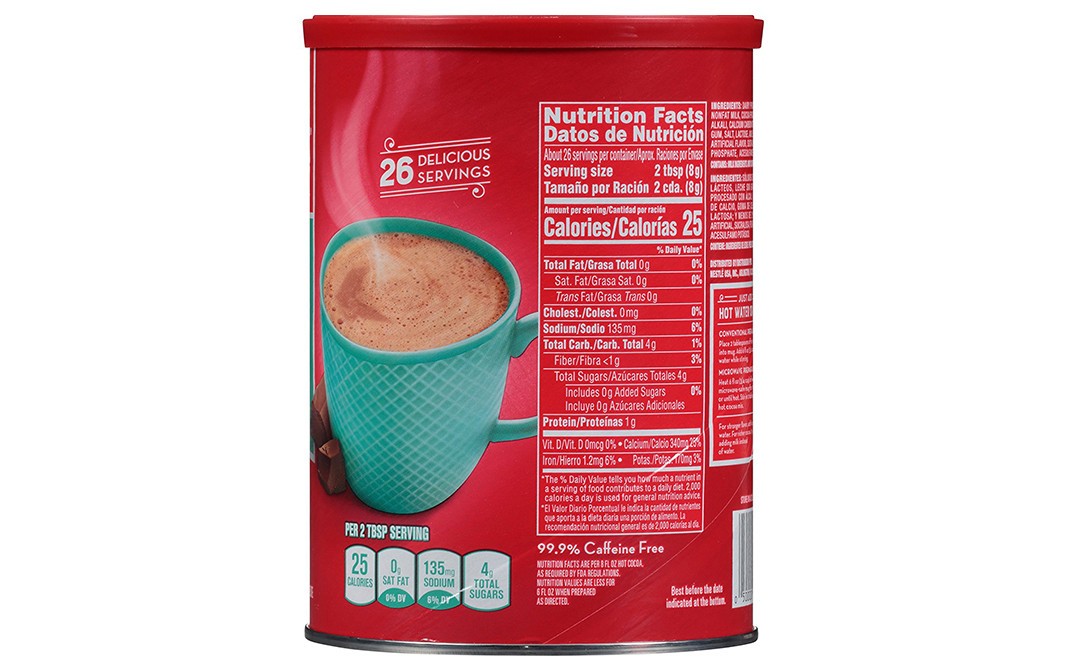 Nestle Hot Cocoa Mix, Rich Milk Chocolate Flavour   Tin  208 grams